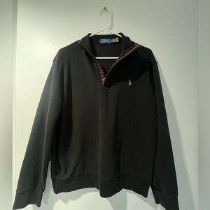 Ralph Lauren Black Zip-Up Sweater